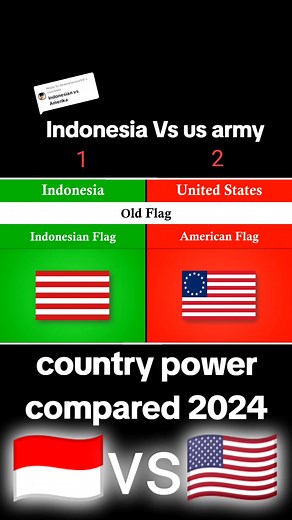 Indonesia Vs USA Military Power Comparison 2024