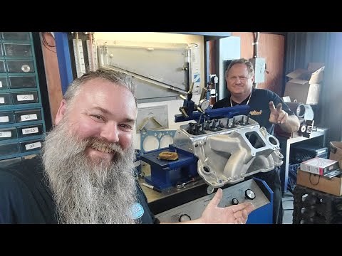 Cheap Small Block Chevy Head Flow Testing with Uncle Bob! JEGS Heads!