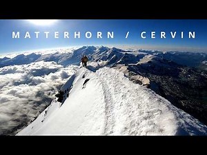 A Frenchman climbing the Matterhorn