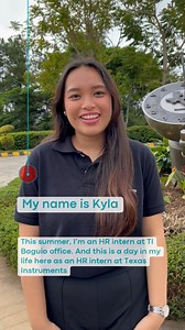 Kyla shares what her day is like as an HR intern at Texas Instruments Philippines. Come follow along! | Texas Instruments Philippines