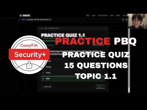 CompTIA Security+ SY0-701 Practice Quiz Walkthrough: Topic 1.1 Security Controls
