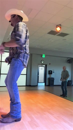 I only totally messed up once but it will show you a fun dance I like to do. The 2 step shuffle. #dance #linedance #fun #letsdance | Eric Dodge