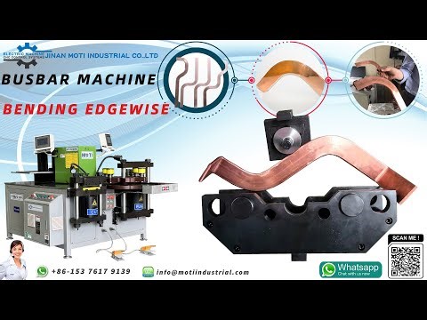 Busbar Bending Edgewise for MOTI Busbar Processing Machine