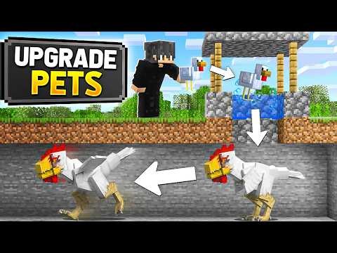 Using a Wishing Well to UPGRADE PETS in Minecraft!