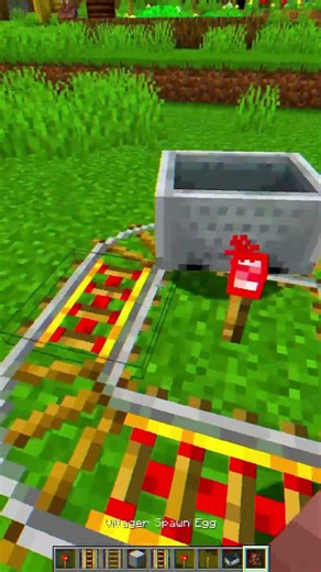 Minecraft Villager Launcher💀 ✅ !! #minecraft #trending #viralshorts #shorts #gaming #viral