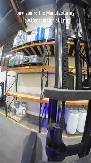 1.5K views · 25 reactions | POV: You’re the Manufacturing Flow Coordinator at Eriez ⚙️️ On the shop floor, you’re in motion — literally doing the heavy lifting to keep production schedules on track. Thank you for keeping the materials flowing, and every department connected! #POV #ManufacturingFloor #ForkliftPOV #BehindTheScenes #ManufacturingFlowCoordinator #Eriez #GoPro #TimeLapse | Eriez | Facebook
