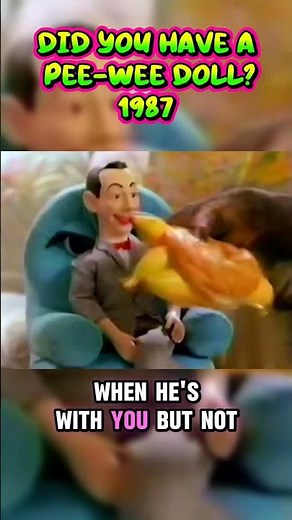 This 1987 Pee-wee Herman Doll Commercial Was Pure Chaos