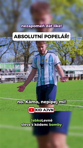 POPELÁŘI GRIEFUJOU 😂⚽️ Sleva s kódem “bomby” na @jabkolevne.cz ​#kidajvn #klipy
