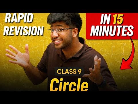 Circle All Main Concept | Class 9th Circle | Maths One Shot | Rapid Revision🍿Shobhit Nirawan | 👀