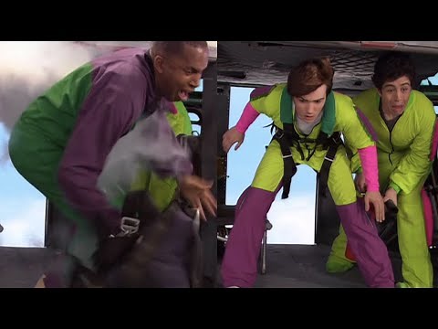 Drake & Josh - Josh Accidentally Extinguishes Vince Out Of The Chopper