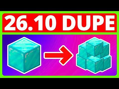 Minecraft Bedrock Duplication Glitch 26.10 | Easy Minecraft Duplication Glitch