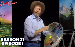 Bob Ross - 开心画室第21季 添加中文字幕 绘画油画水彩 绘画大师视频