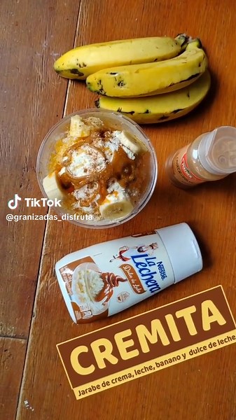 Deliciosa Granizada Cremita con Dulce de Leche