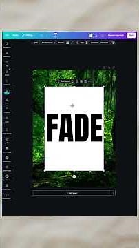 Fade Effects on Canva | Easy Canva Tutorial for Beginners