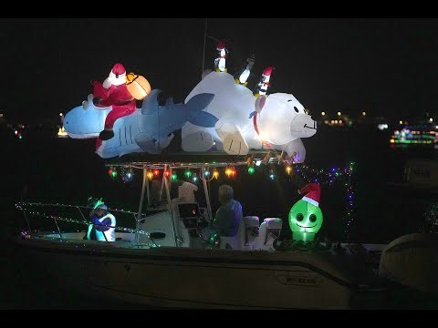 Mission Bay Boat Parade from the Dana