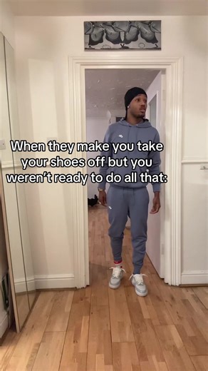 When You Have to Take Off Your Shoes Unexpectedly