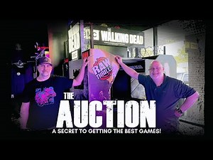 Where do you find games? Going to an arcade auction!
