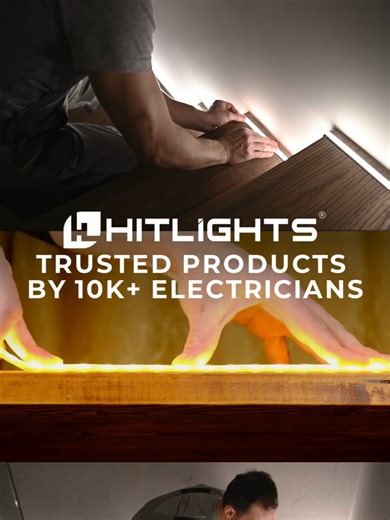 Stop buying the flimsy strips… get the trusted ones. ✅ #HitLights #ledstriplights #LEDStrip #LightingDesign #lightingupgraded #LEDStripLights #ElectricianLife #powersupply #DimmableLED