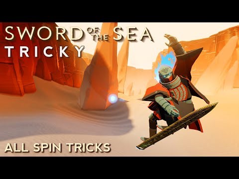 Sword of the Sea - All Aerial Spin Tricks
