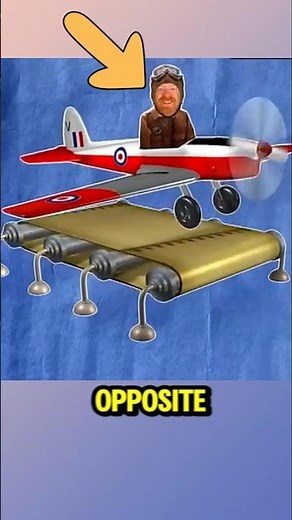 Can a Plane Take Off from a Conveyor Belt Moving in the Opposite Direction?