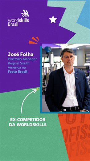 A WorldSkills Brasil é a etapa nacional da maior competição de educação profissional do mundo! E o SENAI, onde a formação técnica abre portas em áreas que vão da confeitaria à mecatrônica, se orgulha de revelar talentos que brilham na competição. Quem já passou por isso, como o José Folha (1999), hoje gerente na Festo Brasil, prova que o que se aprende na WS é pra vida inteira. Mais do que competir, é transformar a carreira, o futuro e a própria indústria. Acesse o link na bio e saiba tudo sobre
