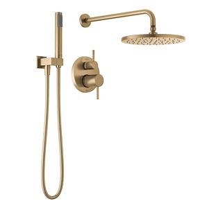 [Hot Item] Sleek Stainless Steel Shower Set with Hidden Installation for Contemporary Spaces