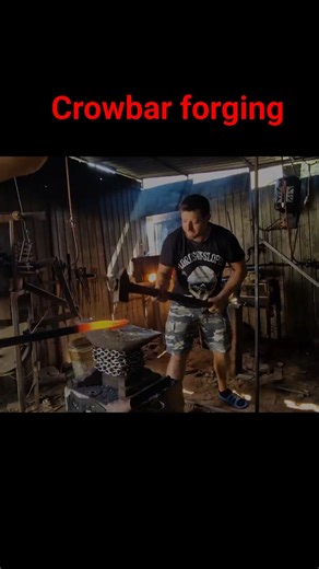 forging a crowbar