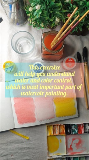 3 Basic Watercolour Washes Every Beginner Must Try #watercolourpencils #stepbystep #artclasses