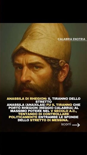 Anassilla di Rhegion 🤴#calabria #history #cultura