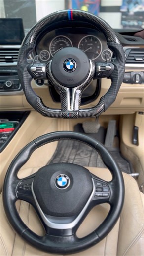 BMW 320d steering wheel ￼replace full working #caraccessoriesmarket #automobile#bmw￼ #steering