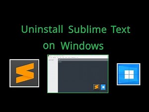 How to Uninstall Sublime Text on Windows 10/11 (2026) | Step-by-Step Guide