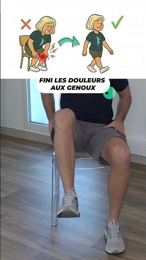 Fini les douleurs aux genoux