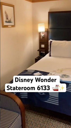 Room 6133 on the Disney Wonder 🚢✨ | Stateroom Tour