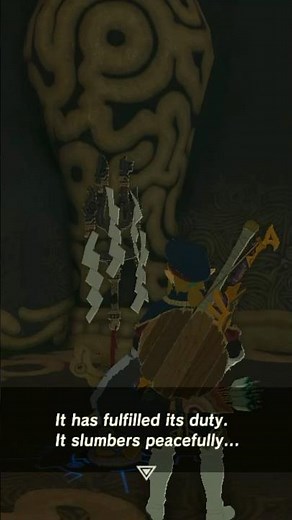 Examining One-Hit Obliterator at Shrine of Resurrection in Breath of the Wild