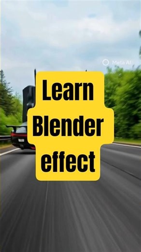 Learn Blender effect #shortvideo