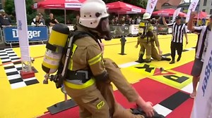 Firefighters feel the burn in heated competition