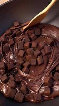 Oddly Satisfying Chocolate Marshmallow Pull ☁️🍫#asmrcooking #chocolate #marshmallow #food #dessert