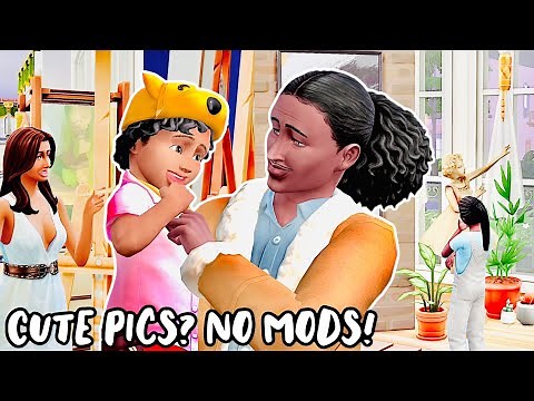 How to take CUTE photos in the sims 4 with NO mods? 🥺💕