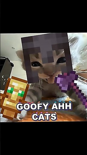 TOP 5 GOOFY AHH CATS 💀🐱 (Alien Cat?) #shorts #zort #funny #animals #minecraft