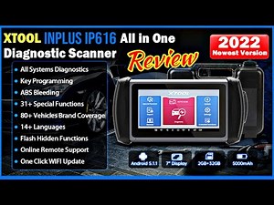 Xtool IP616 OBD2 Scanner, Best Scan Tool for the DIYer with 31 Special Reset Functions