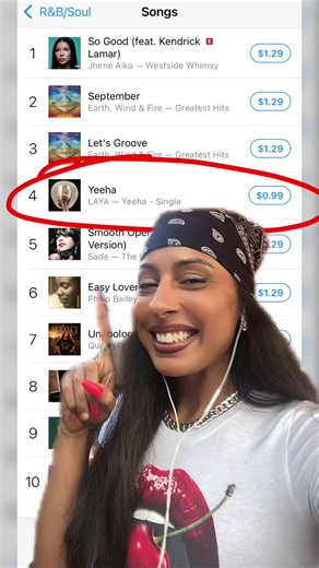 NUMBER 4 on iTunes R&B chart! #Yeeha 🐎 | R And B