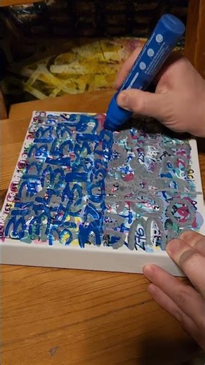 writing NUMBERS 311 to 345 with PAINT marker (goal to make it to 1000)