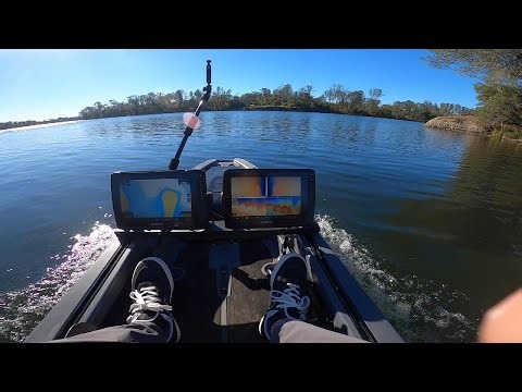 Garmin Sonar Test on FluxJet: Does the Transducer Plate Affect Readings?