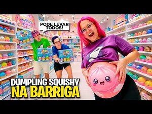 WE MADE A SQUISHY DUMPLING ON MY PREGNANT BELLY *was it squeezable?