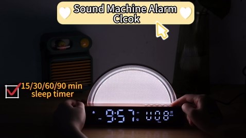 Sunrise Alarm Clock, Wake Up Light Dawn Simulator, Bedside Lamp Color Night Light with USB Charger, Sleep Aid, Loud Sunlight Alarm Clock for Heavy Sleepers Adults, Gift for Kids Teens Boys Girls