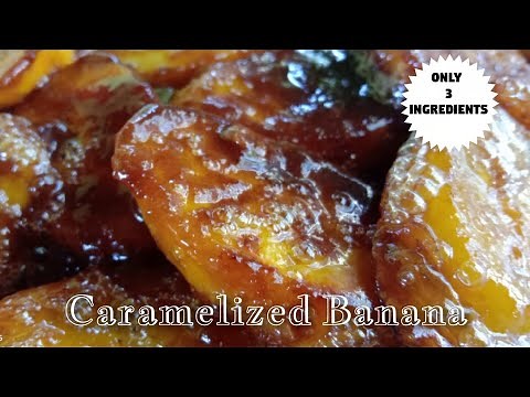 Caramelized Banana || only 3 ingredients Recipe || Thayees Kitchen Magic