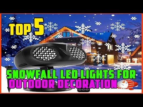 TOP 5 Best Snowfall LED Lights For Outdoor Decoration | These Snowfall LED Lights Are Taking Over