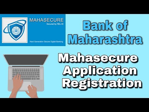 Bank of Maharashtra Maha Secure Application Registration First Time For Windows // Mahasecure Exe