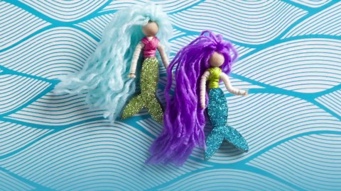 Craft-tastic – I Love Mermaids Kit – Craft Kit Includes 6 Mermaid-Themed Projects