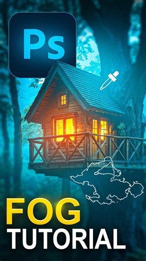 louis on Instagram: "Create a cinematic fog effect in Photoshop by just following these simple steps 💡 This is the first video of a new tutorial series, so make sure to follow! #learnphotoshop #photoshop #digitalart #tutorial #photoshoptutorial"